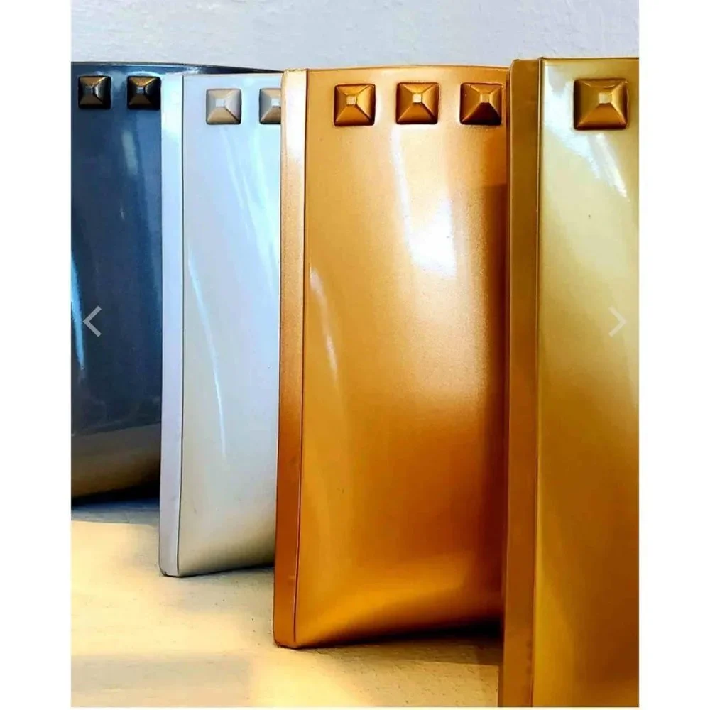 Carmen Sol Julian Pochette Metallic Jelly Gold